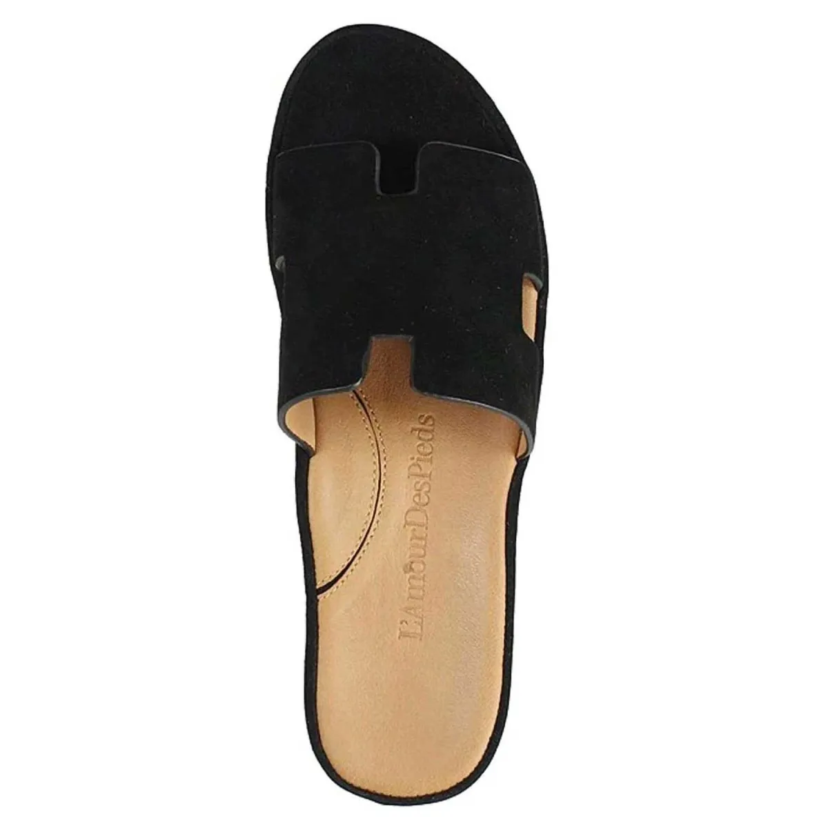 LAmour Des Pieds Damen Catania Schwarz Wildleder