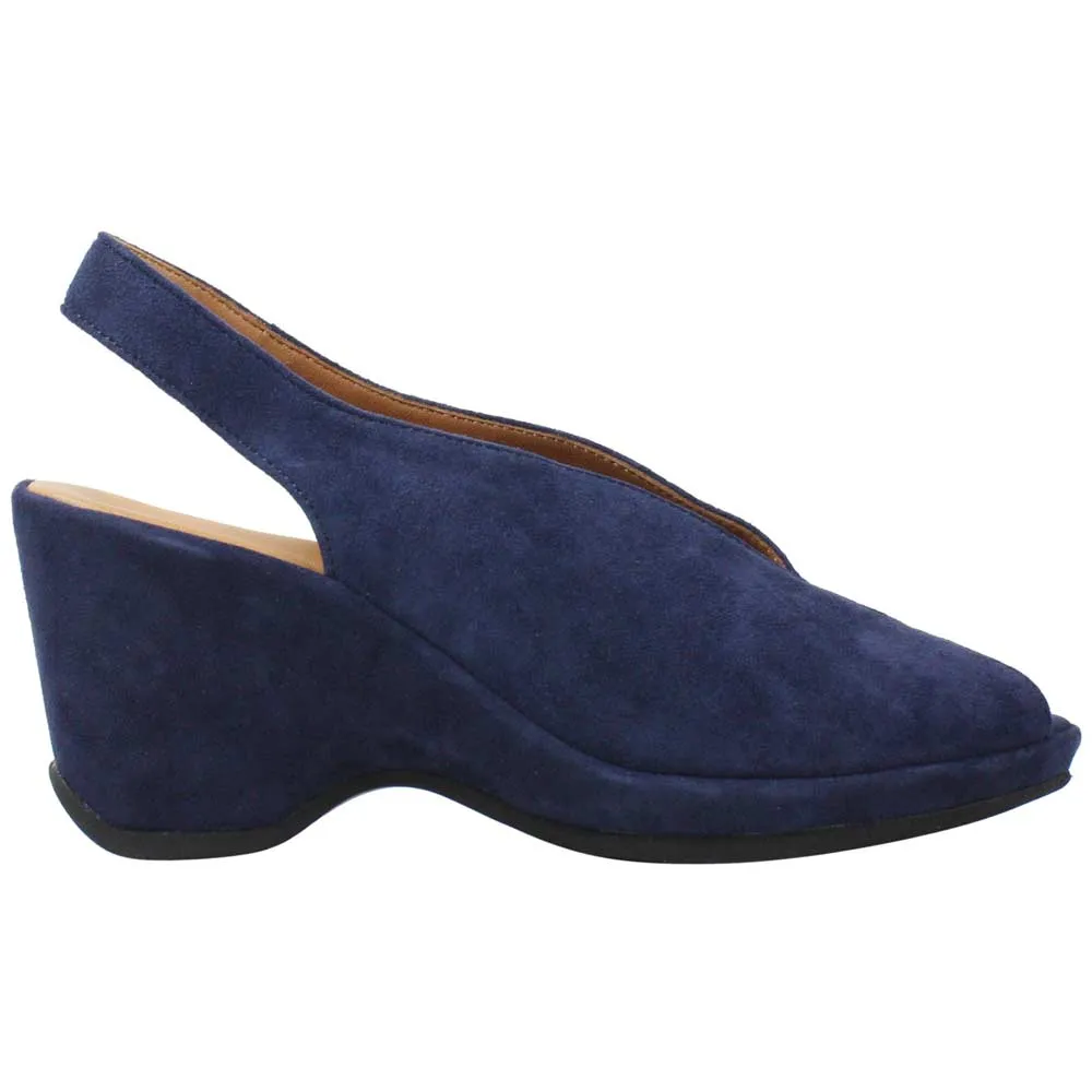 L'Amour Des Pieds Damen Odetta Navy Wildleder