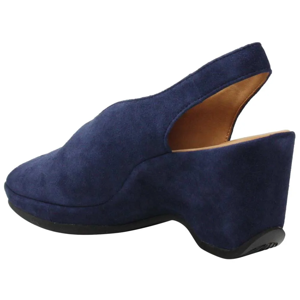 L'Amour Des Pieds Damen Odetta Navy Wildleder