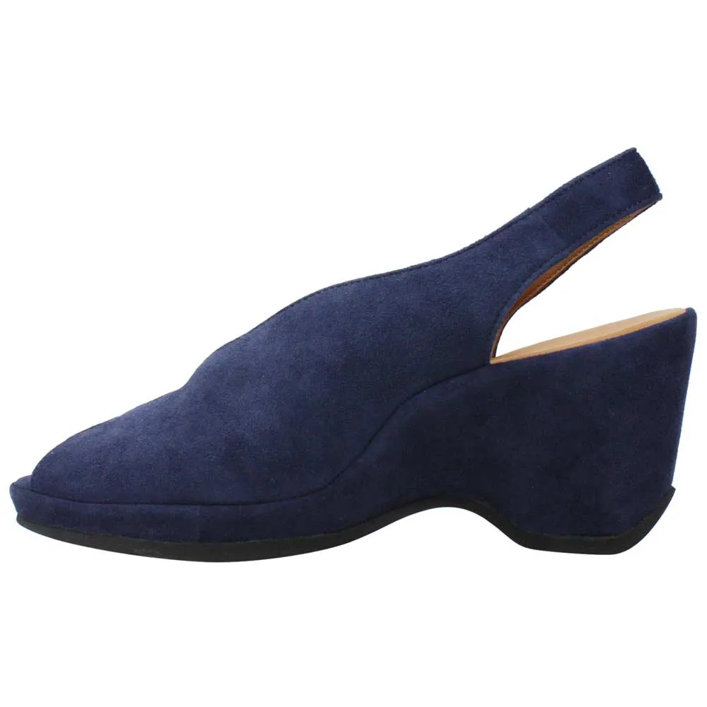L'Amour Des Pieds Damen Odetta Navy Wildleder