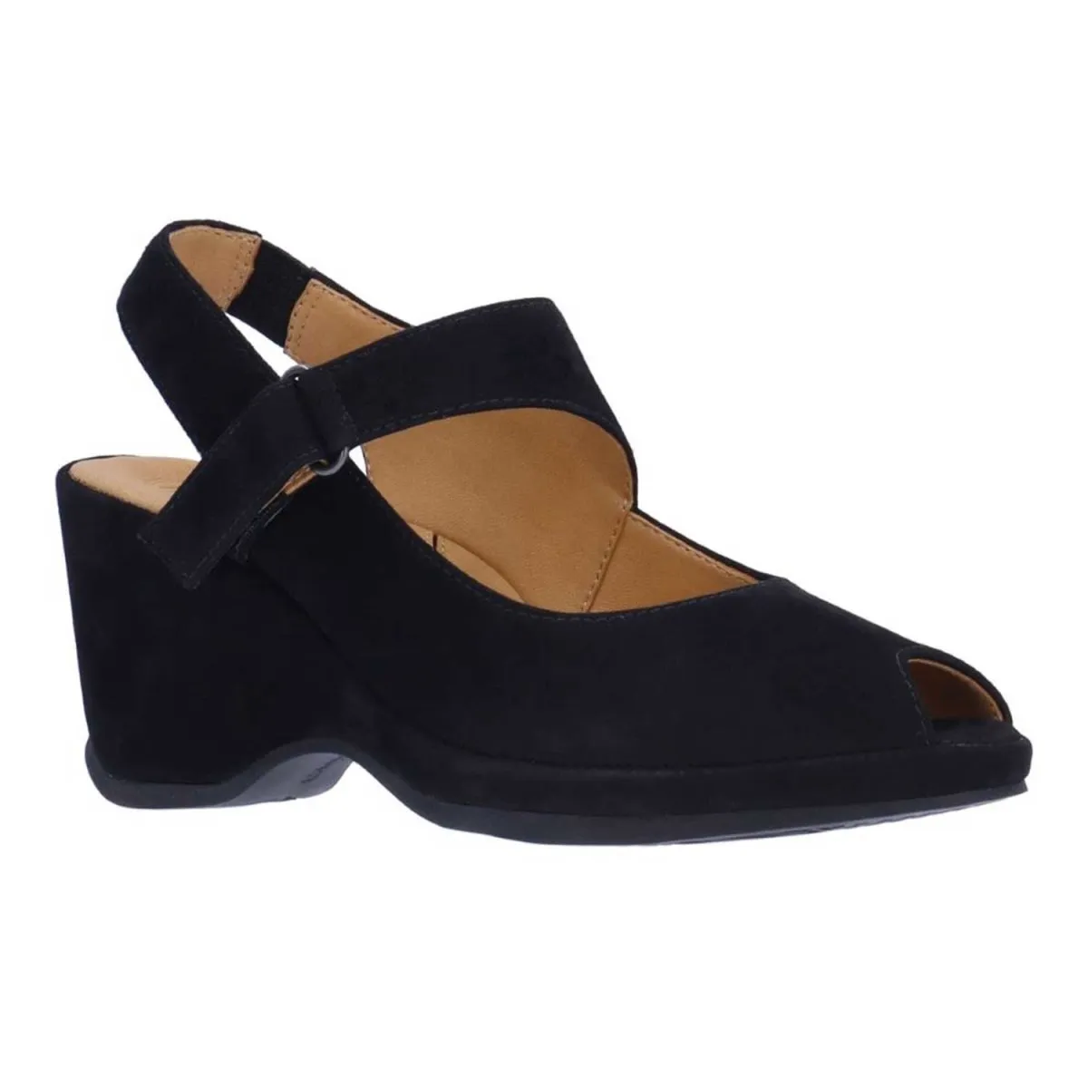 L'Amour Des Pieds Damen Onella Schwarz Wildleder