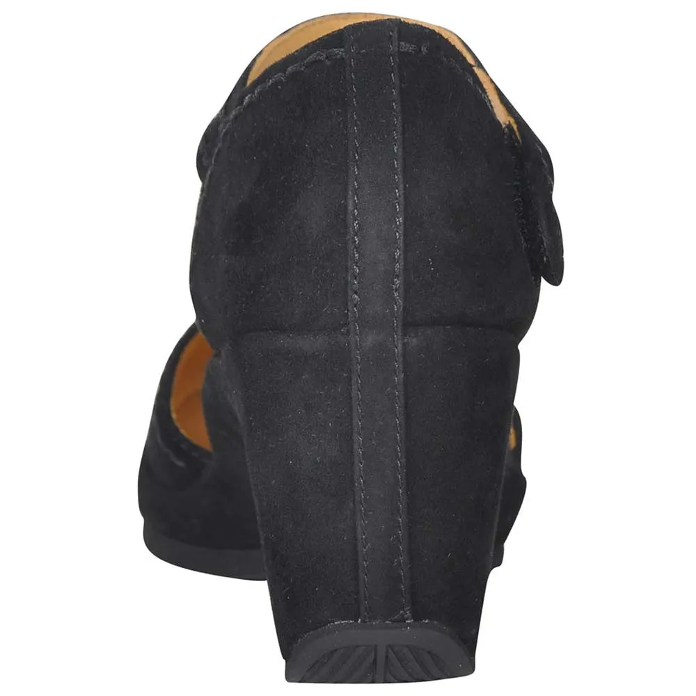 L'Amour Des Pieds Damen Orva Schwarz Wildleder