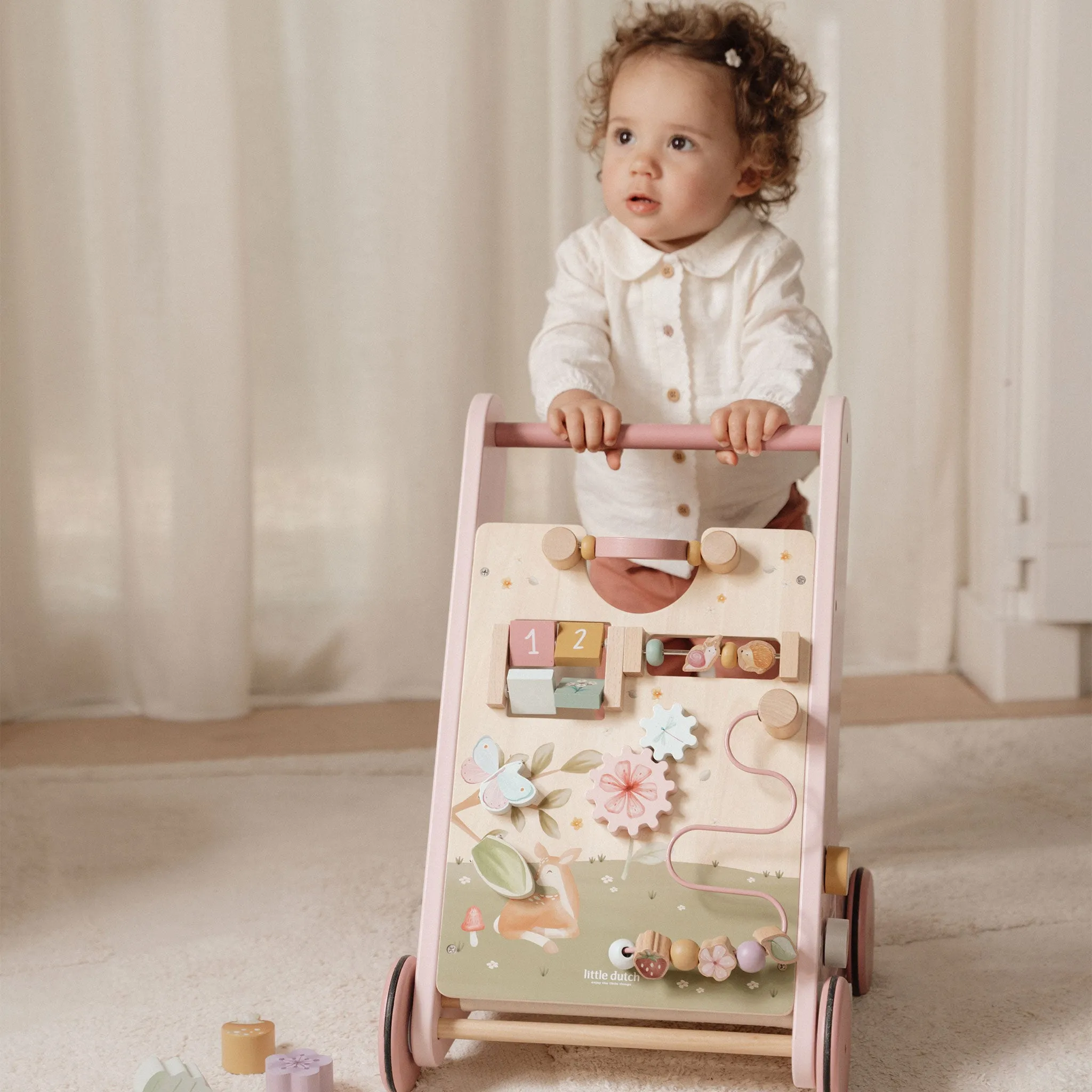 Little Dutch Mehrfunktions-Babywalker - Feengarten