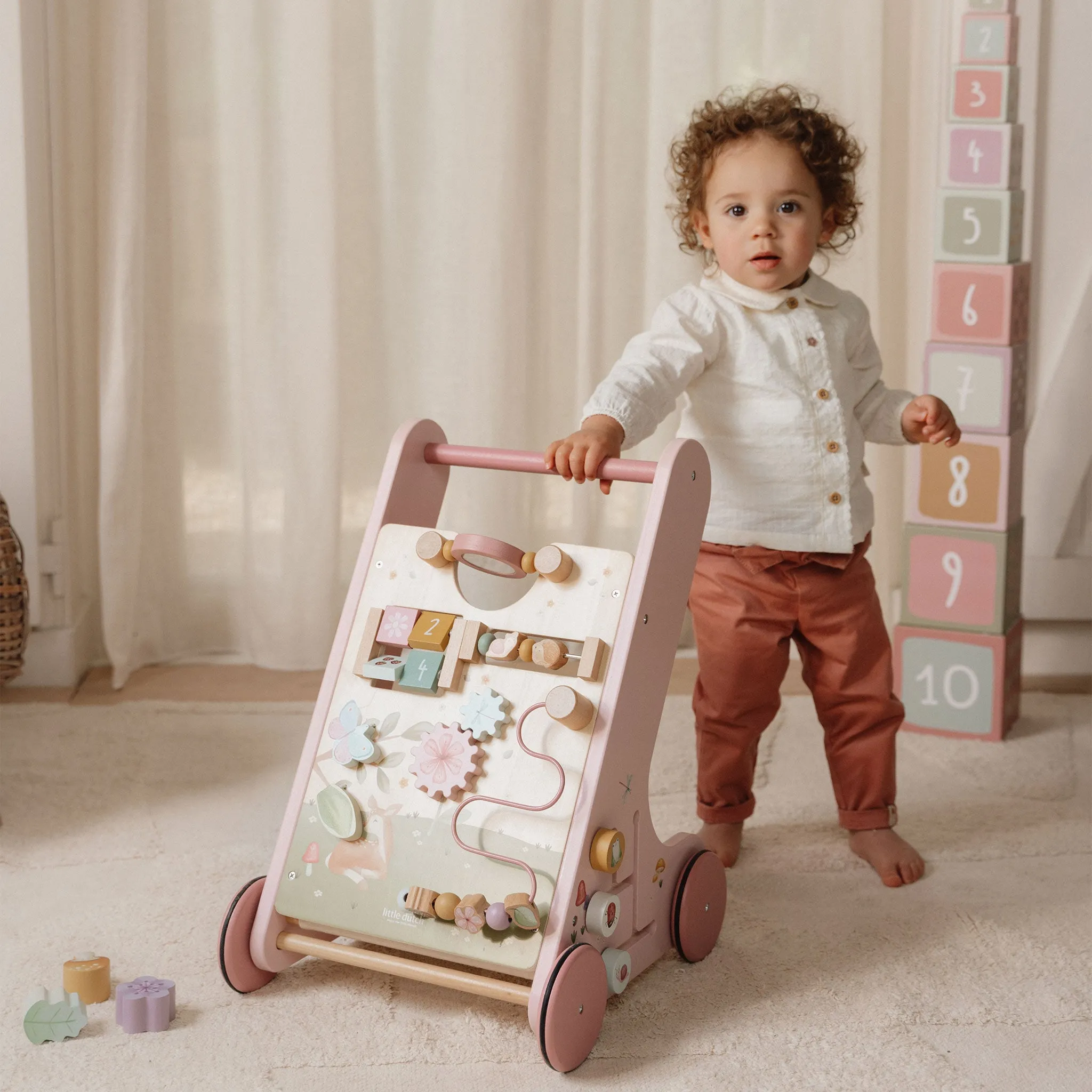 Little Dutch Mehrfunktions-Babywalker - Feengarten