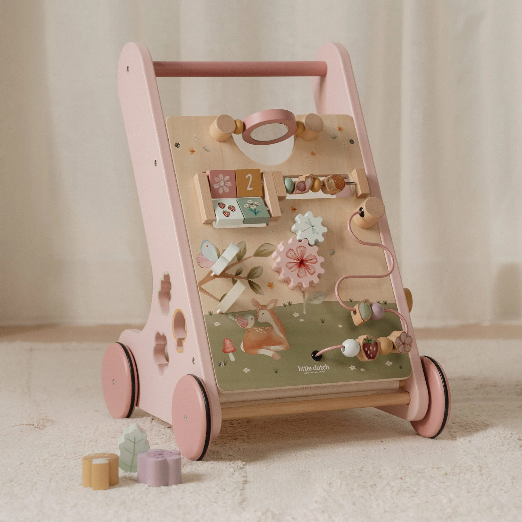 Little Dutch Mehrfunktions-Babywalker - Feengarten