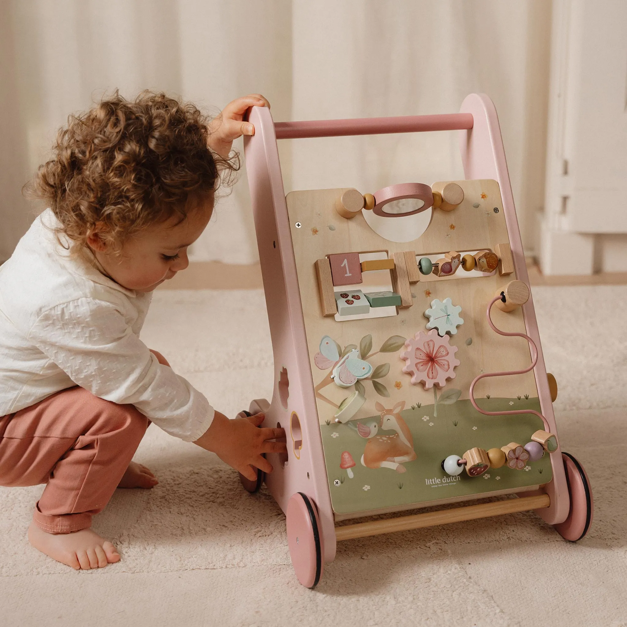 Little Dutch Mehrfunktions-Babywalker - Feengarten