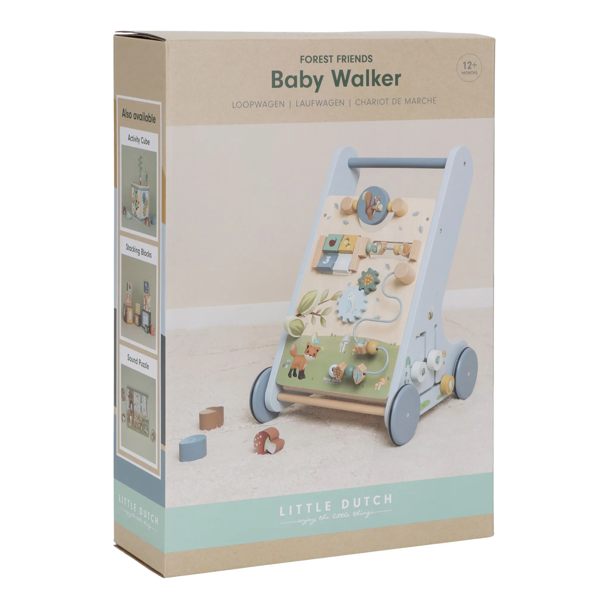 Little Dutch Mehrfunktions-Babywalker - Waldtiere