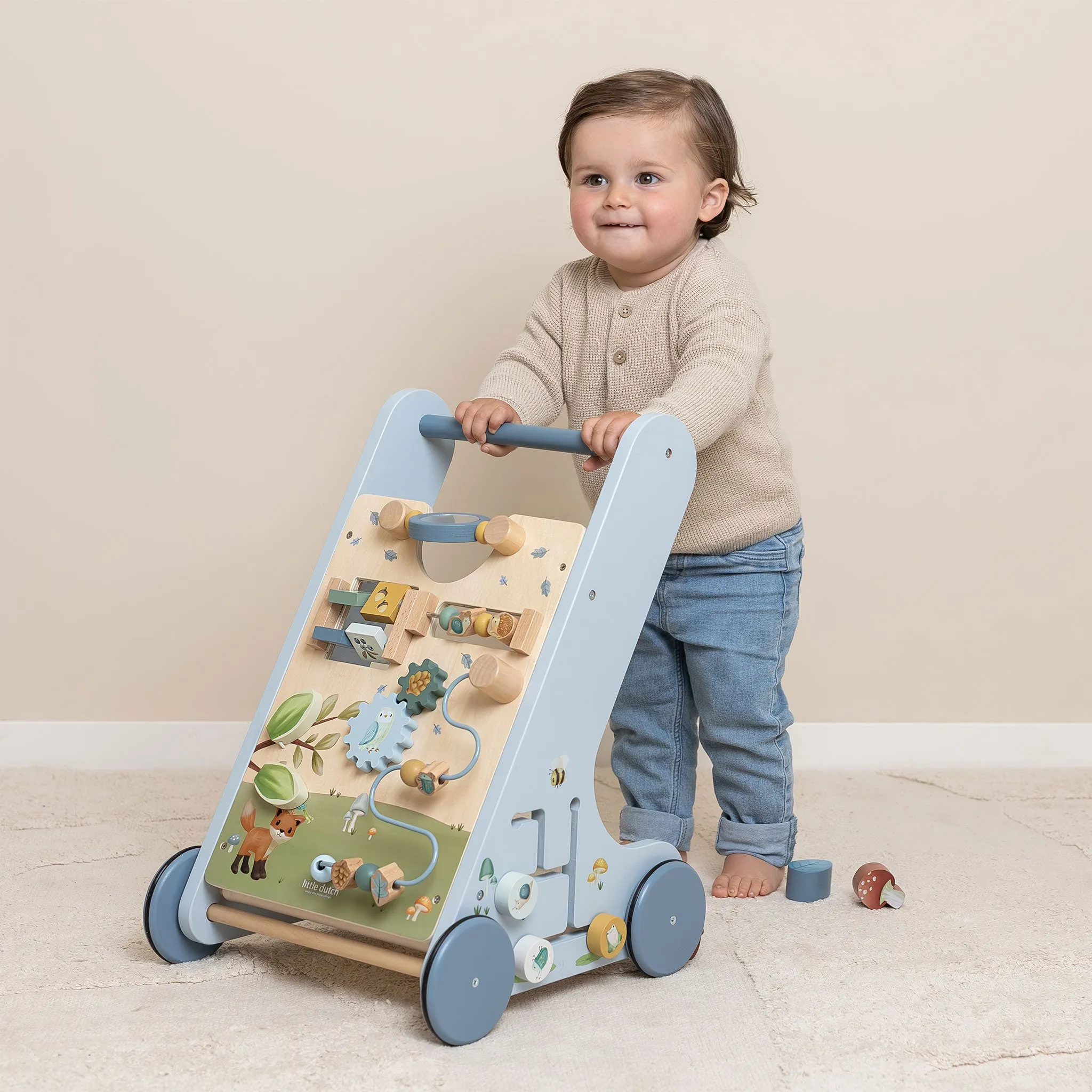 Little Dutch Mehrfunktions-Babywalker - Waldtiere