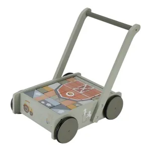 Little Dutch, Holziger Babywalker & Bauklotz-Wagen, Kleiner Bauernhof