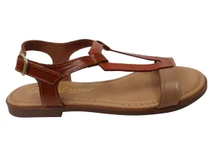 Lola Canales Courtney Damen Bequeme Ledersandalen Hergestellt in Spanien Lola Canales Schuhe