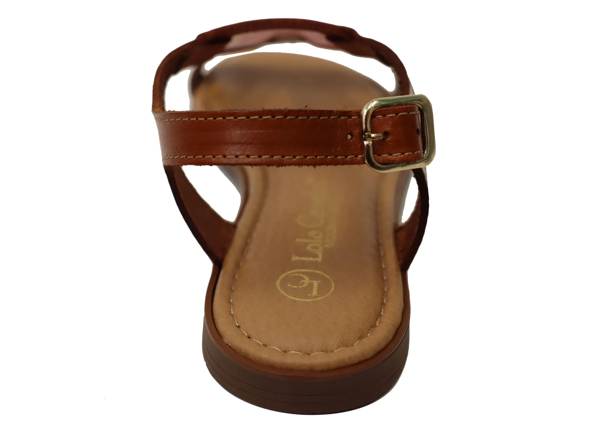 Lola Canales Courtney Damen Bequeme Ledersandalen Hergestellt in Spanien Lola Canales Schuhe