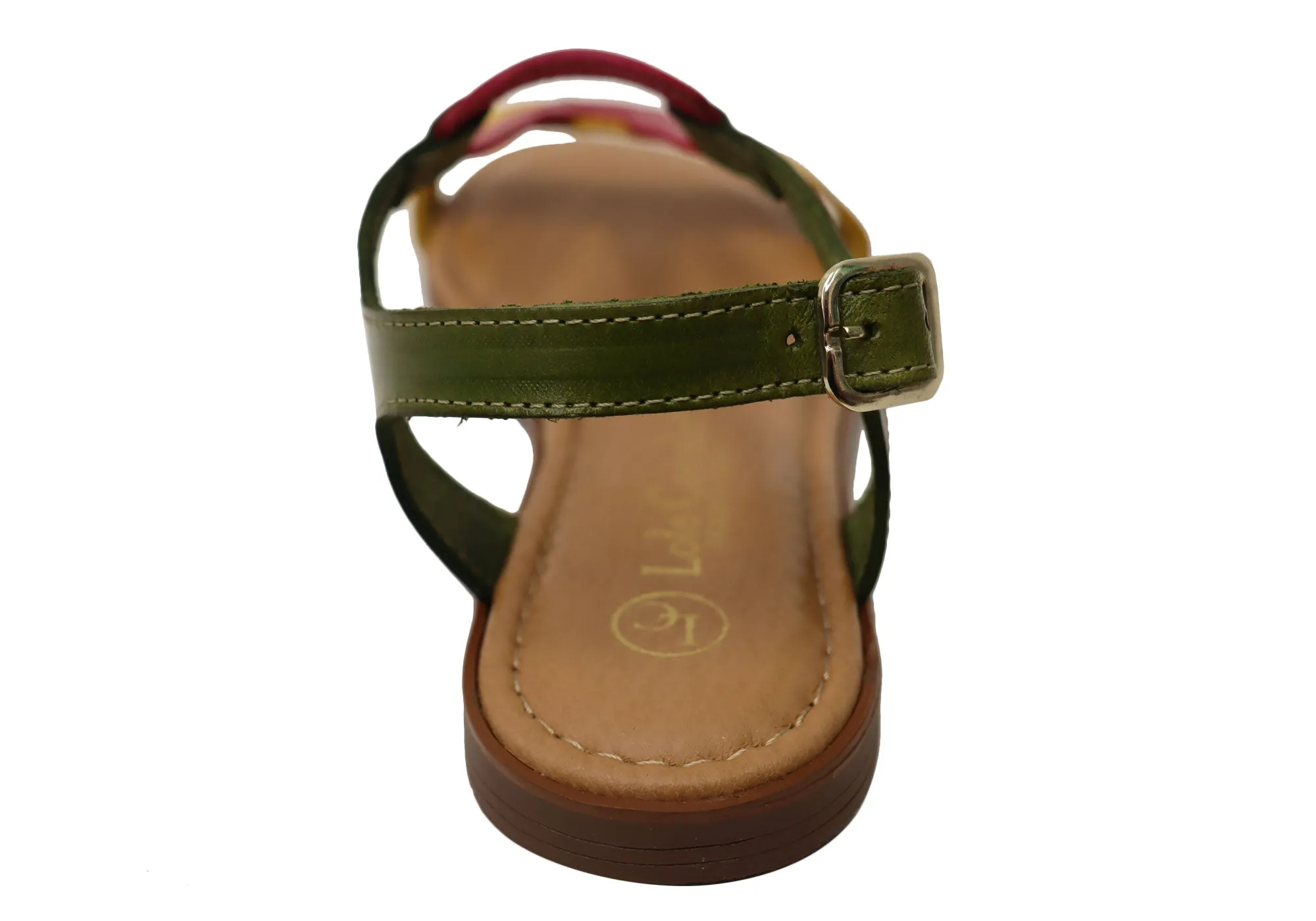 Lola Canales Courtney Damen Bequeme Ledersandalen Hergestellt in Spanien Lola Canales Schuhe