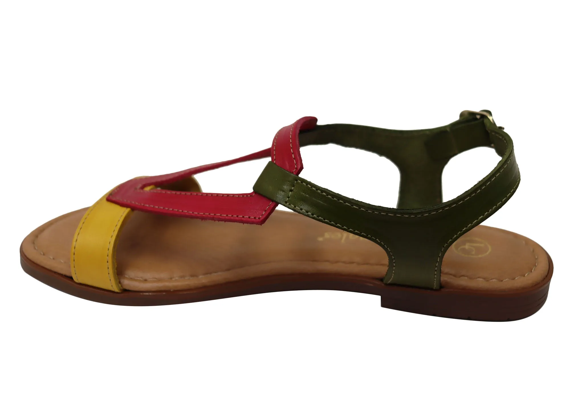 Lola Canales Courtney Damen Bequeme Ledersandalen Hergestellt in Spanien Lola Canales Schuhe