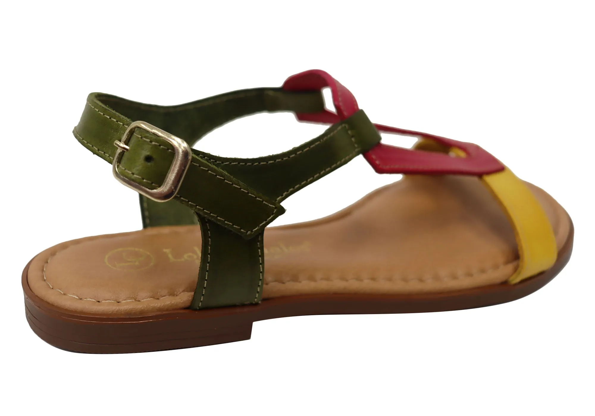 Lola Canales Courtney Damen Bequeme Ledersandalen Hergestellt in Spanien Lola Canales Schuhe