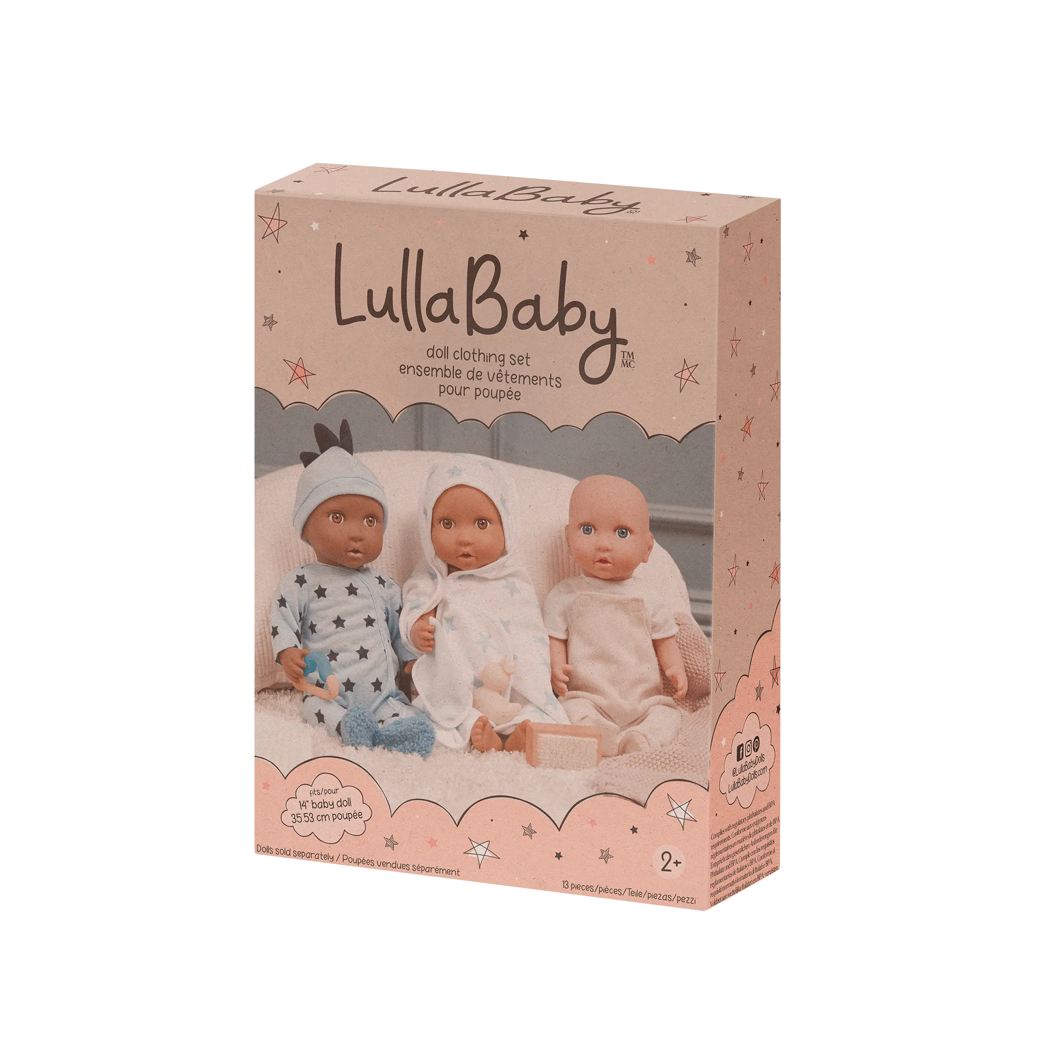 LullaBaby – Baby-Puppen-Bekleidungsset