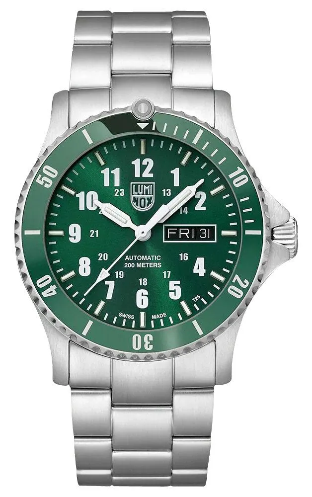 Luminox Sport Timer Automatik Edelstahl Grünes Zifferblatt Tag/Datum Taucher Herrenuhr XS.0937 Luminox Uhren