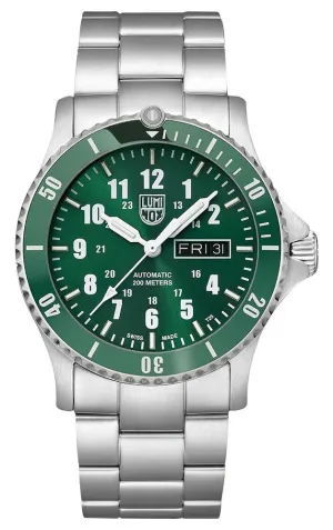 Luminox Sport Timer Automatik Edelstahl Grünes Zifferblatt Tag/Datum Taucher Herrenuhr XS.0937 Luminox Uhren