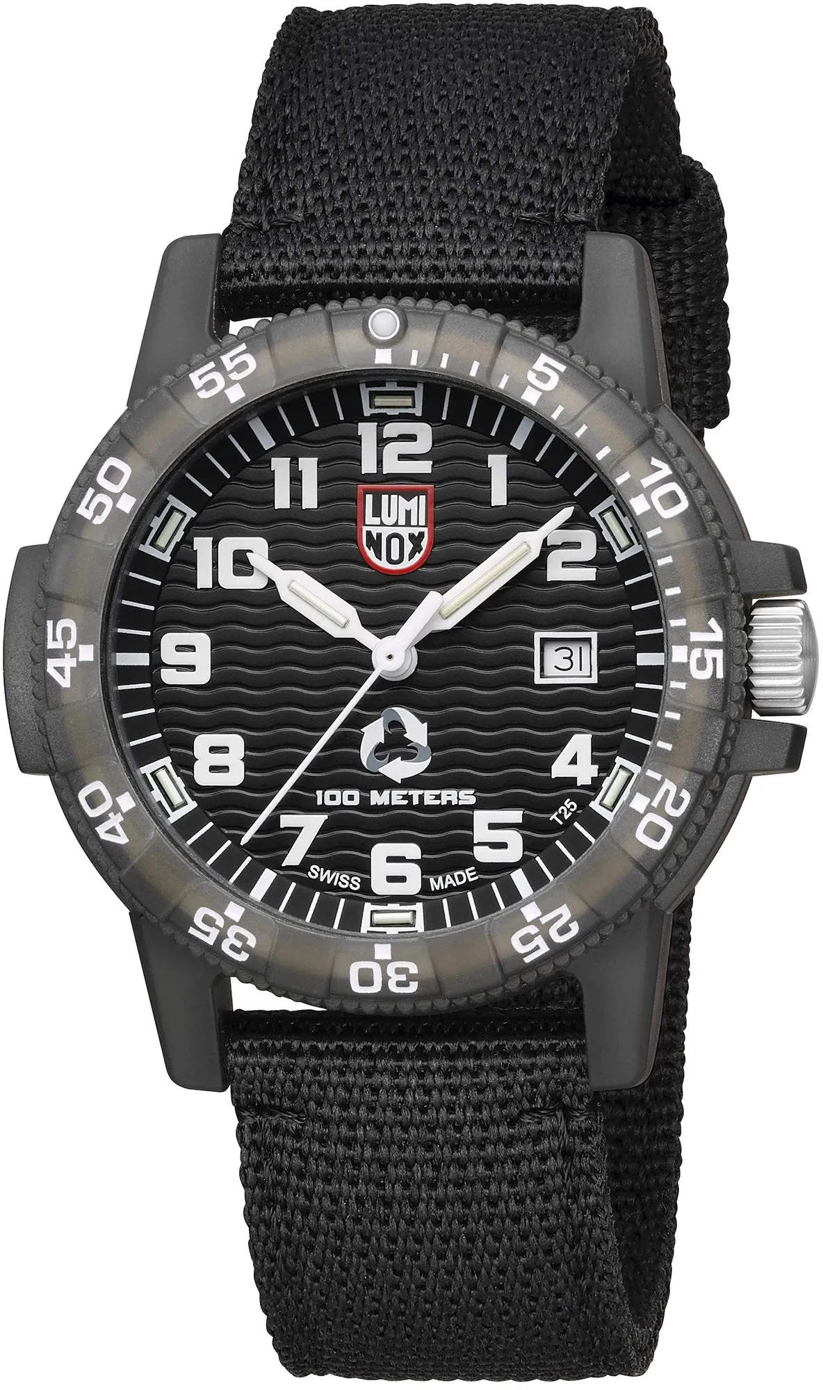 Luminox Uhren Luminox Sea Leatherback Meeresschildkröte Giant 0320 Serie Schwarze Uhr