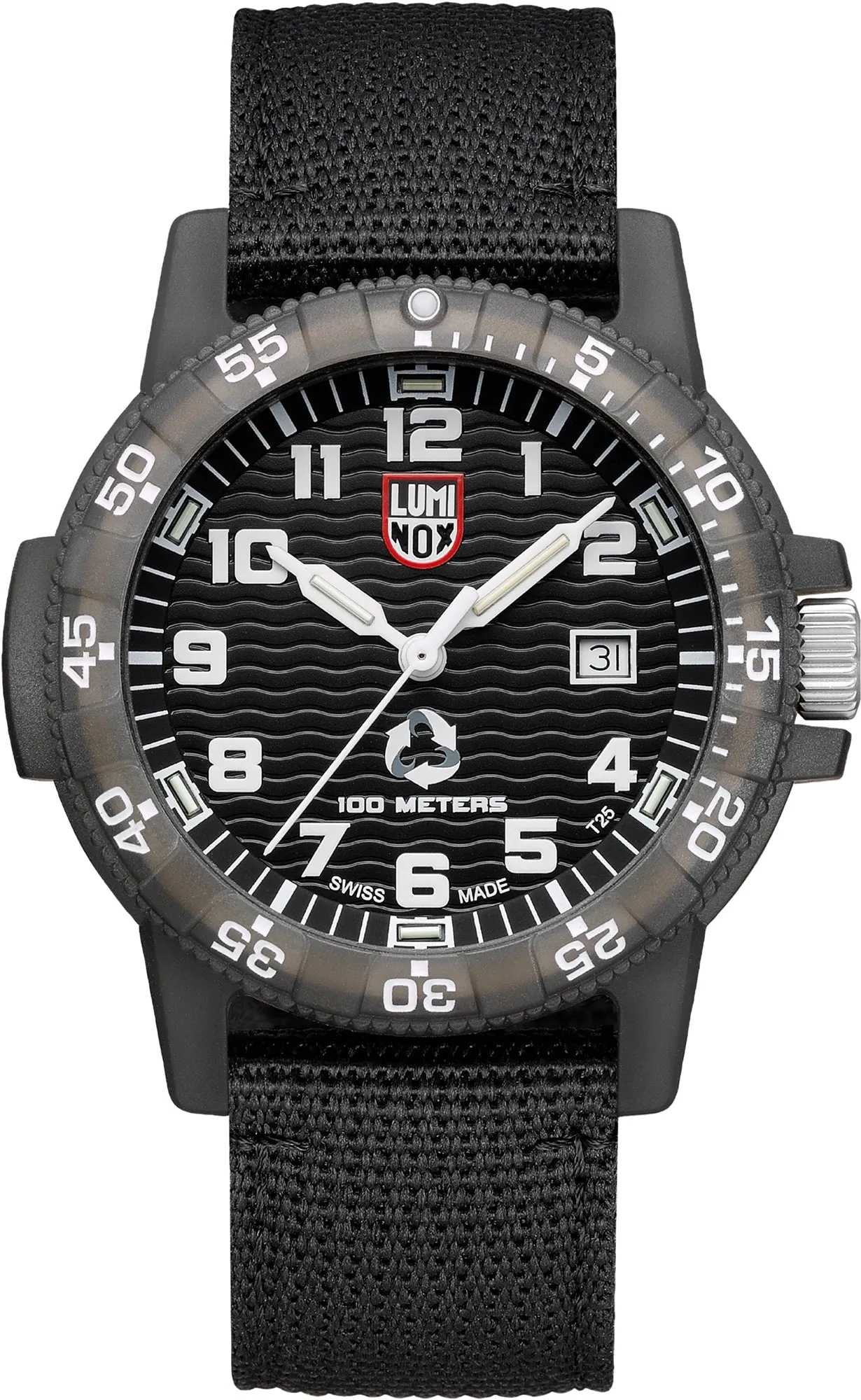 Luminox Uhren Luminox Sea Leatherback Meeresschildkröte Giant 0320 Serie Schwarze Uhr