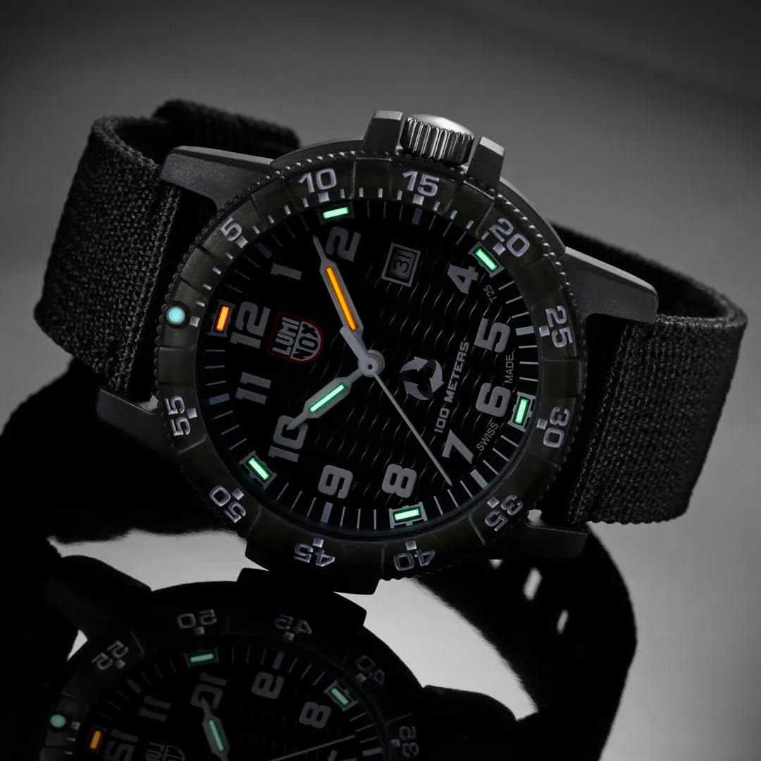 Luminox Uhren Luminox Sea Leatherback Meeresschildkröte Giant 0320 Serie Schwarze Uhr