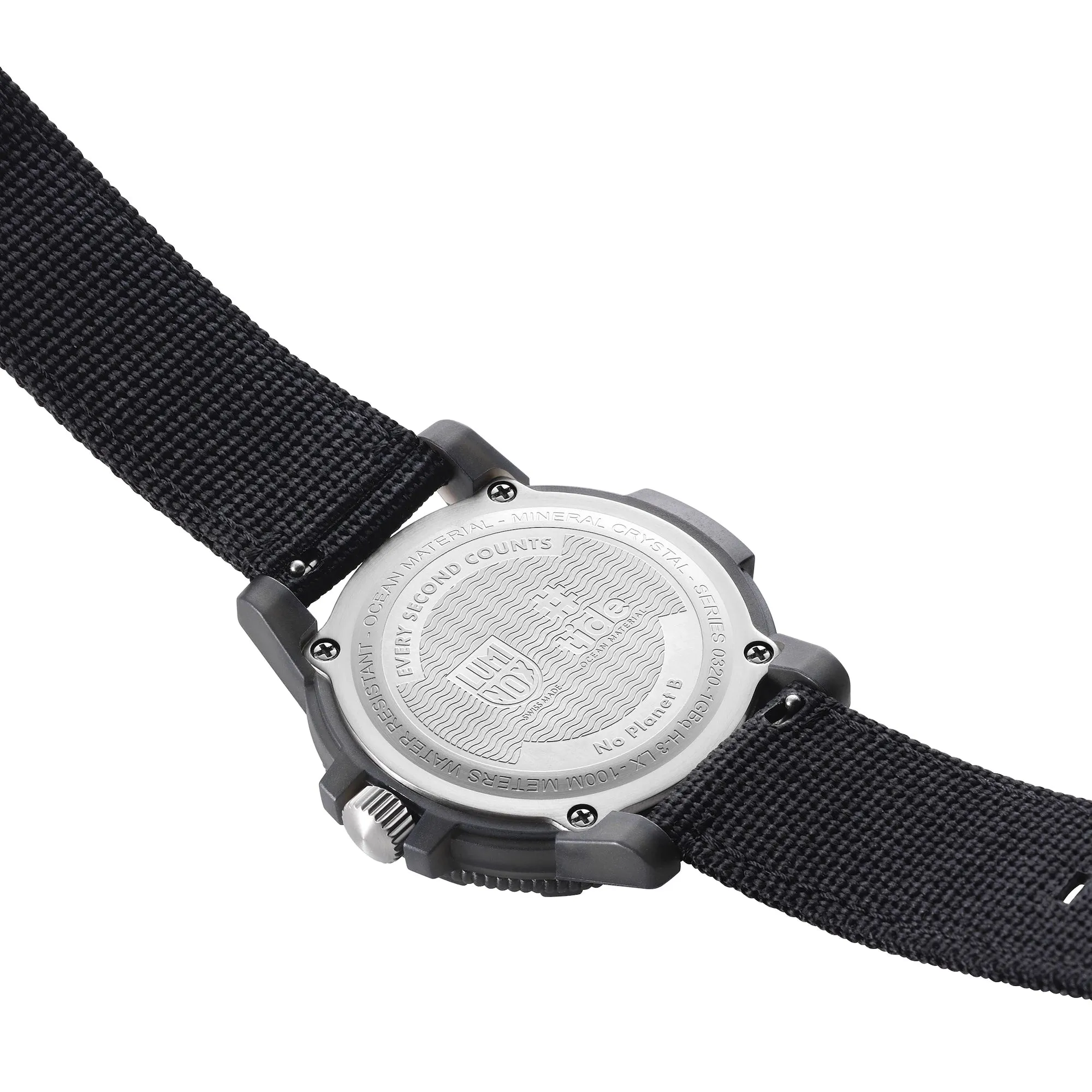Luminox Uhren Luminox Sea Leatherback Meeresschildkröte Giant 0320 Serie Schwarze Uhr