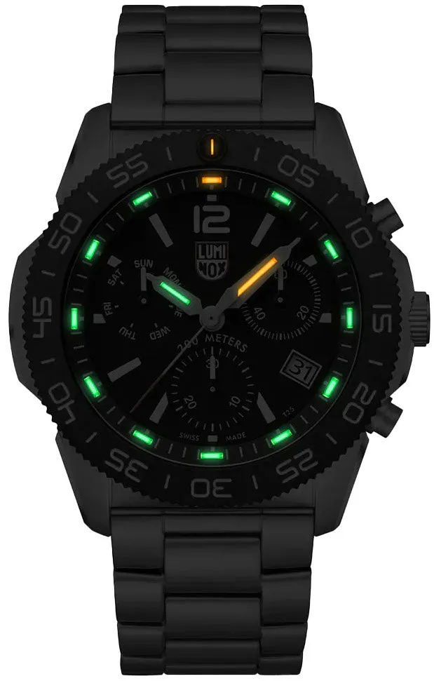 Luminox Uhren Luminox Sea Pacific Taucherchronograph 3140 Schwarz Schwarze Uhr