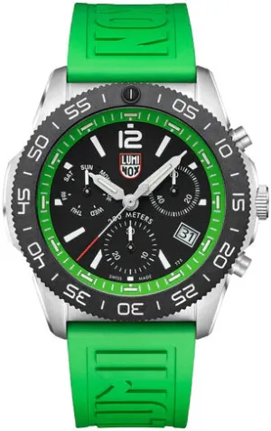 Luminox Uhren Luminox Sea Pacific Taucherchronograph 3140 Schwarz Grün Uhr