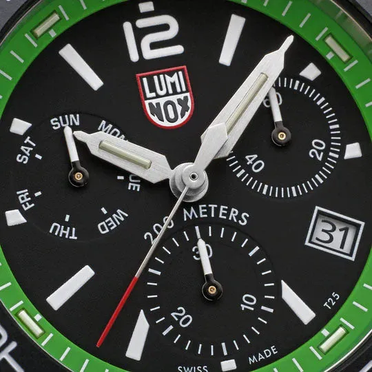 Luminox Uhren Luminox Sea Pacific Taucherchronograph 3140 Schwarz Grün Uhr