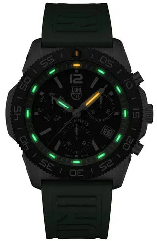 Luminox Uhren Luminox Sea Pacific Taucherchronograph 3140 Schwarz Grün Uhr
