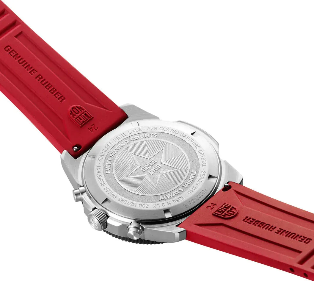 Luminox Uhren Luminox Sea Pacific Taucherchronograph 3140 Schwarz Rot Uhr