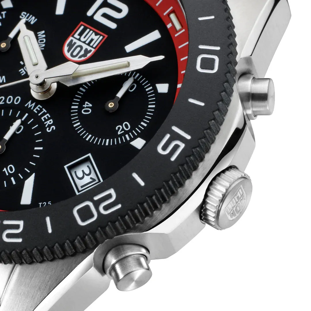 Luminox Uhren Luminox Sea Pacific Taucherchronograph 3140 Schwarz Rot Uhr
