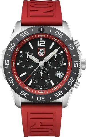 Luminox Uhren Luminox Sea Pacific Taucherchronograph 3140 Schwarz Rot Uhr