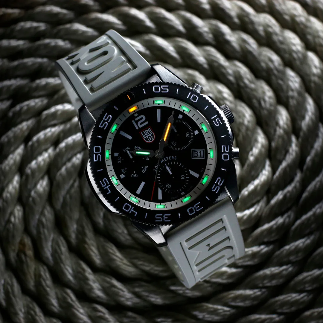 Luminox Uhren Luminox Sea Pacific Taucherchronograph 3140 Schwarz Weiß Uhr