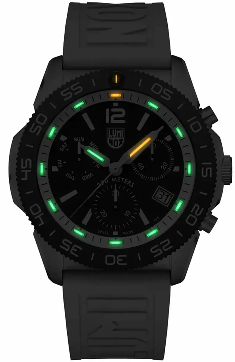 Luminox Uhren Luminox Sea Pacific Taucherchronograph 3140 Schwarz Weiß Uhr