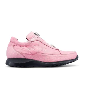 Mauri Schuhe Mauri Blutvergießen im Geschmack von Beerenrosa Herren Exotische Alligator Freizeit-Sneakers