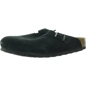 Herren Schnallenleder Clogs