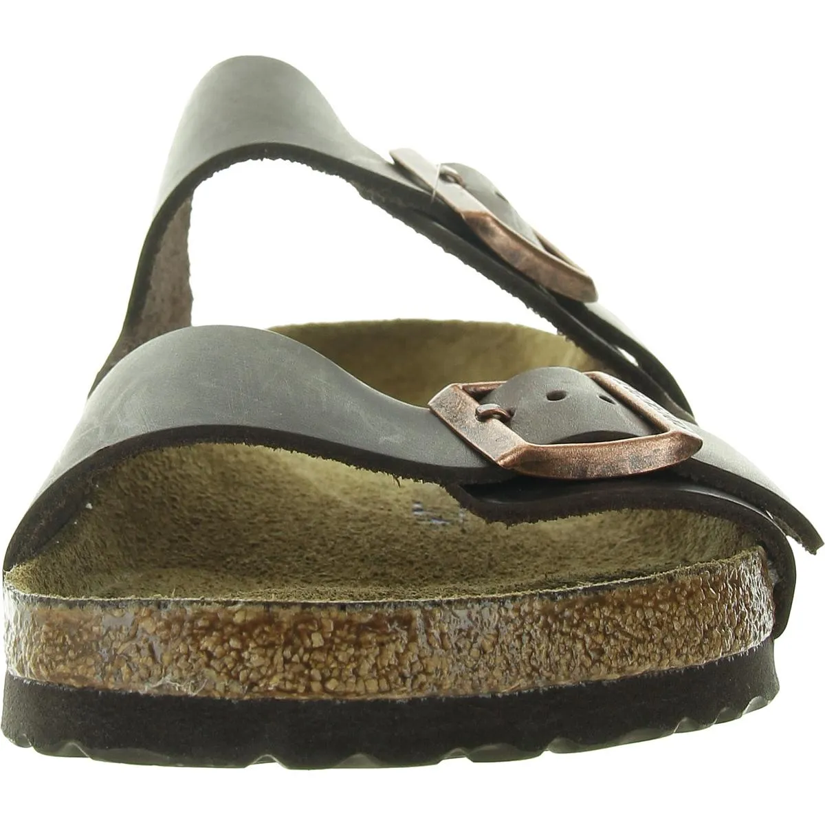 Herren-Schnallen-Clogs aus Kunstleder