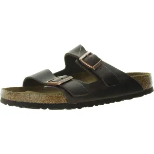 Herren-Schnallen-Clogs aus Kunstleder