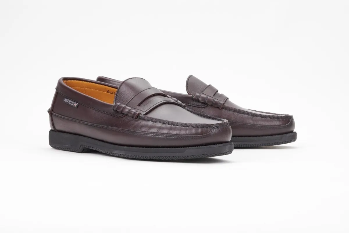Mephisto Herren Cap Vert Burgunder