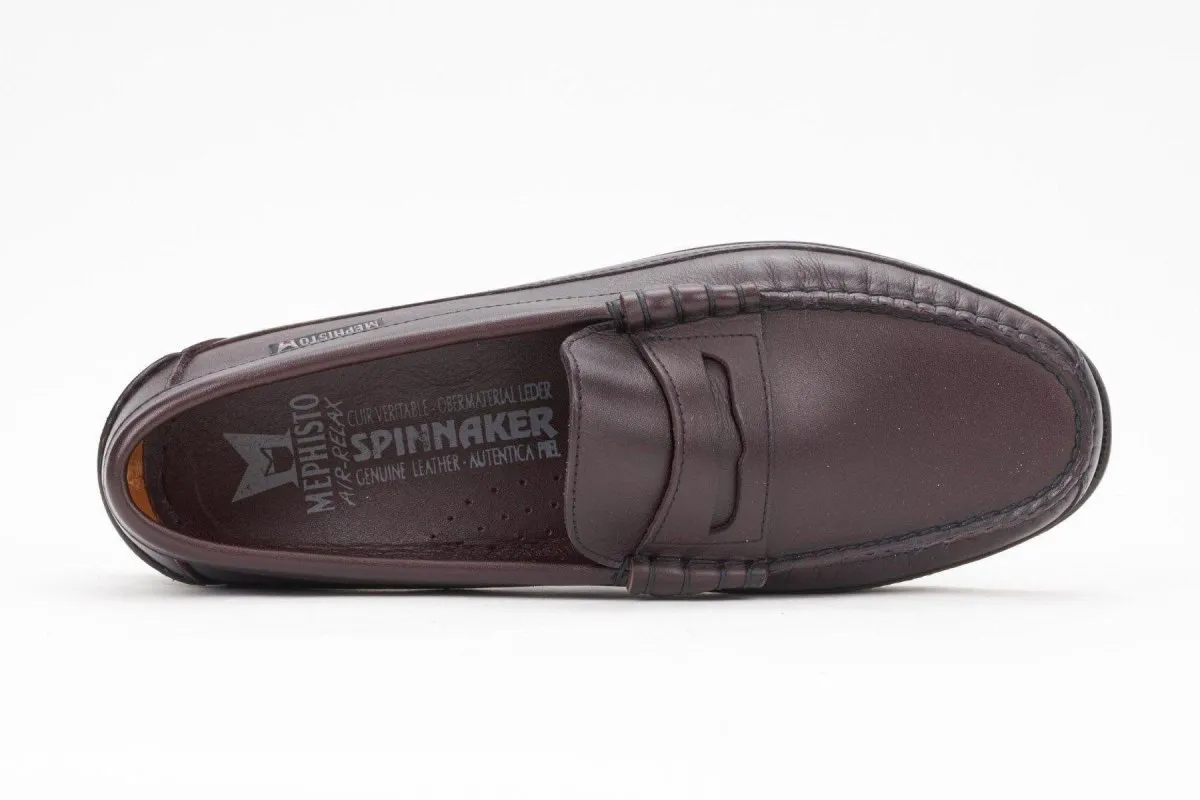 Mephisto Herren Cap Vert Burgunder