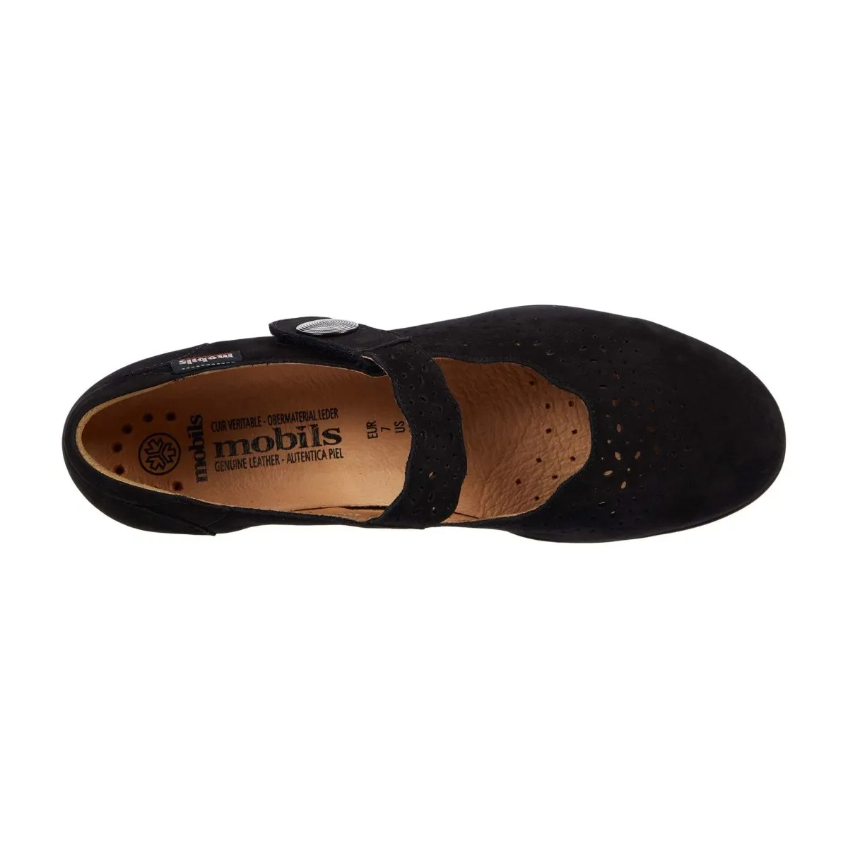 Mephisto Mobils Damen Fabienne Schwarz Nubuk