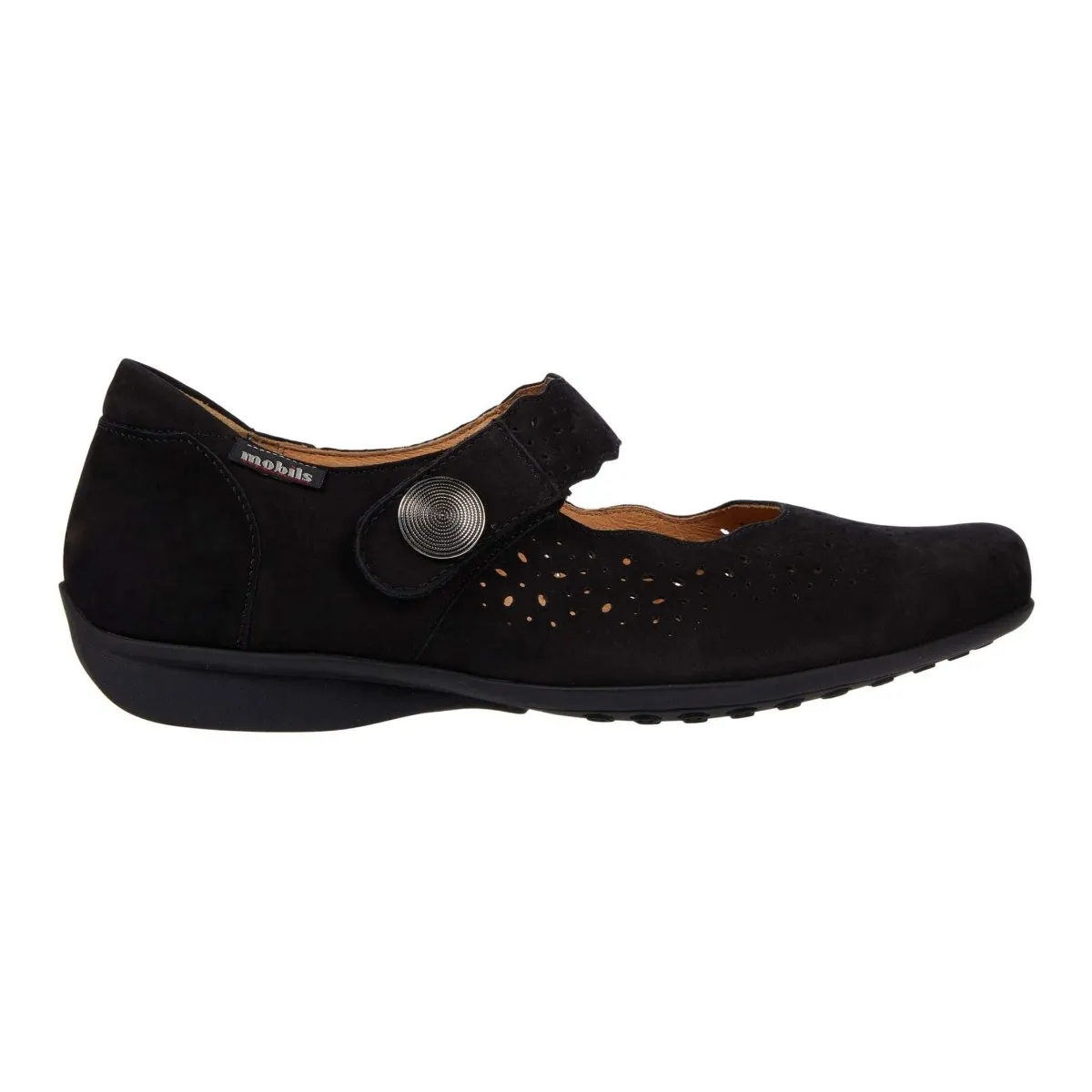 Mephisto Mobils Damen Fabienne Schwarz Nubuk
