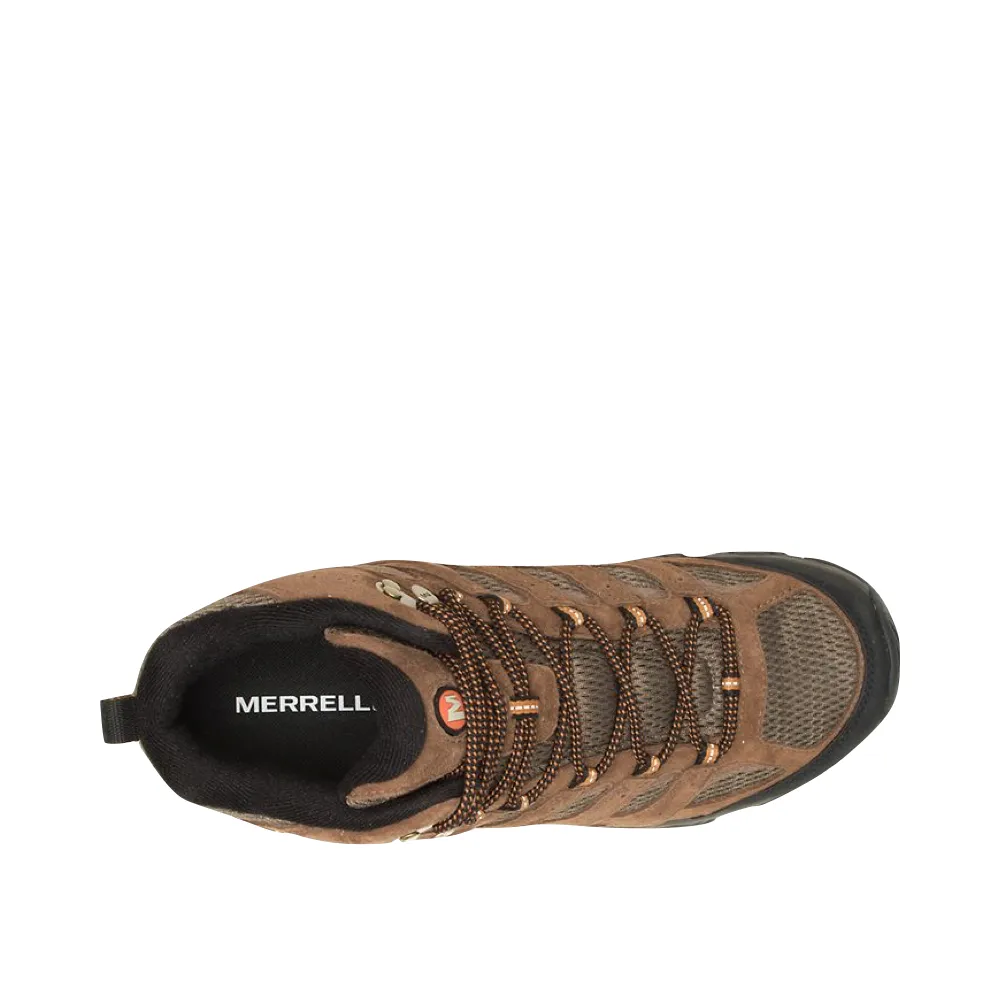 Merrell Herren Moab 3 Mid wasserdichte Wanderstiefel in Erdbraun