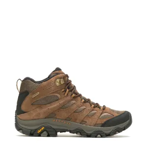 Merrell Herren Moab 3 Mid wasserdichte Wanderstiefel in Erdbraun