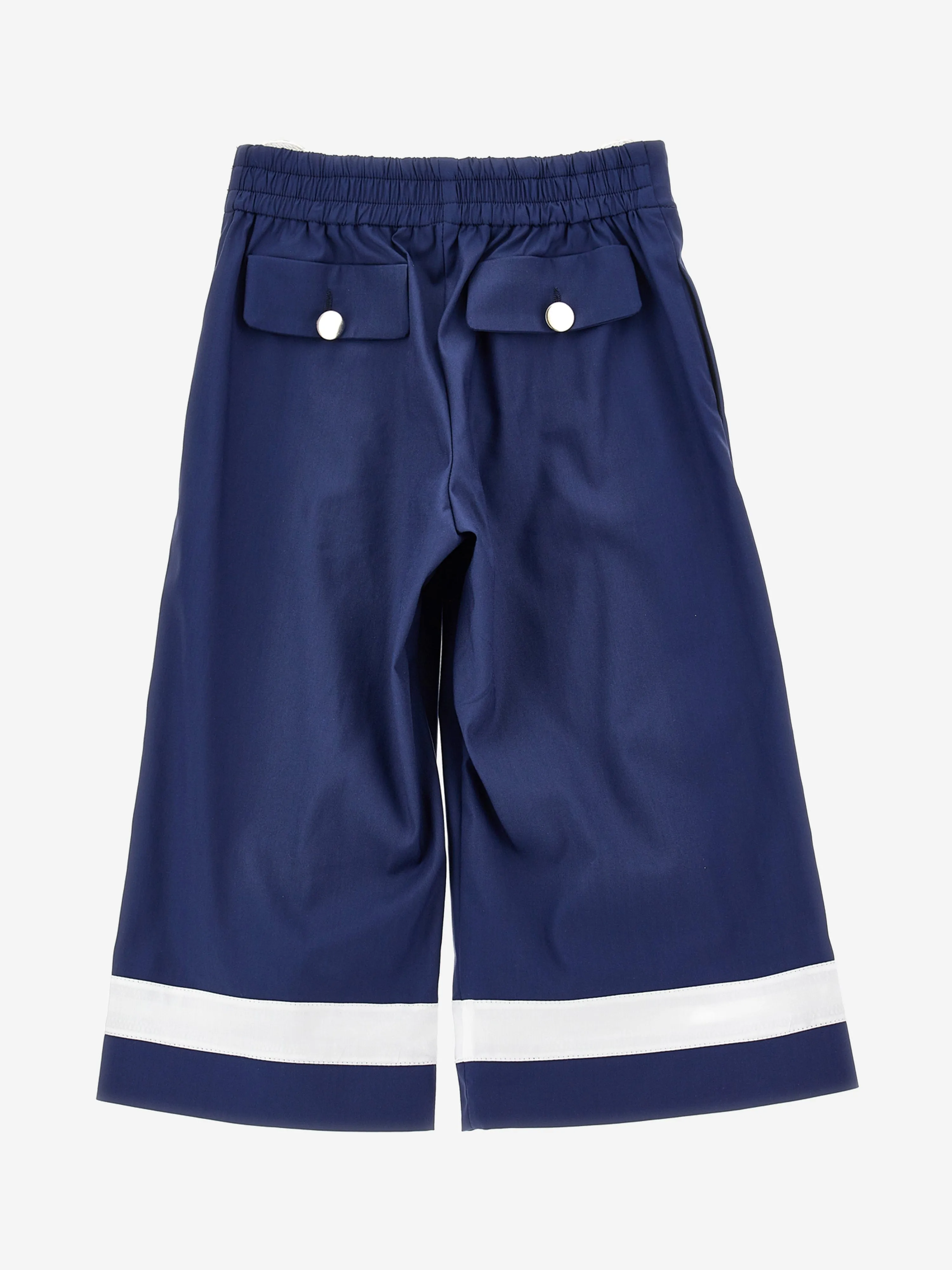 Monnalisa Mädchen Marina Hose in Marineblau