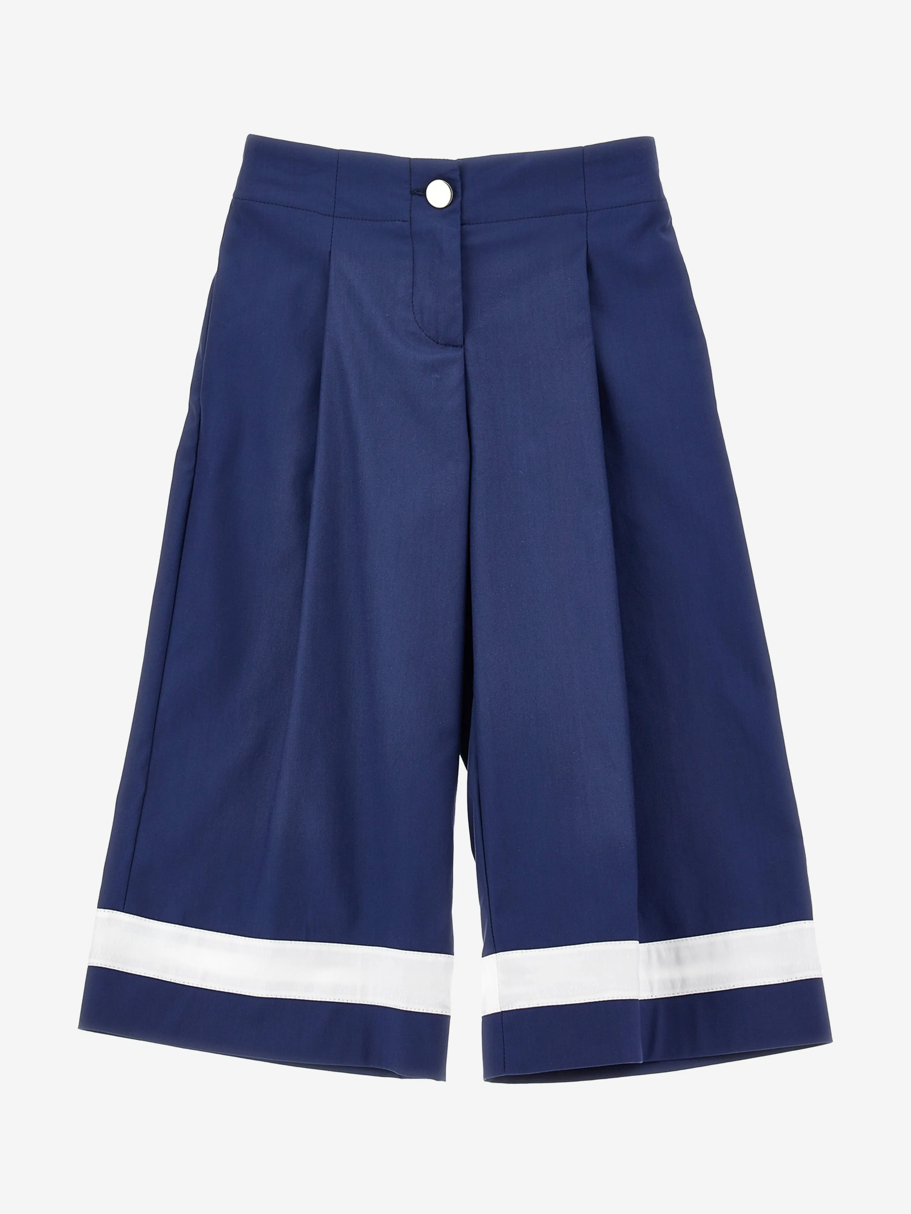 Monnalisa Mädchen Marina Hose in Marineblau
