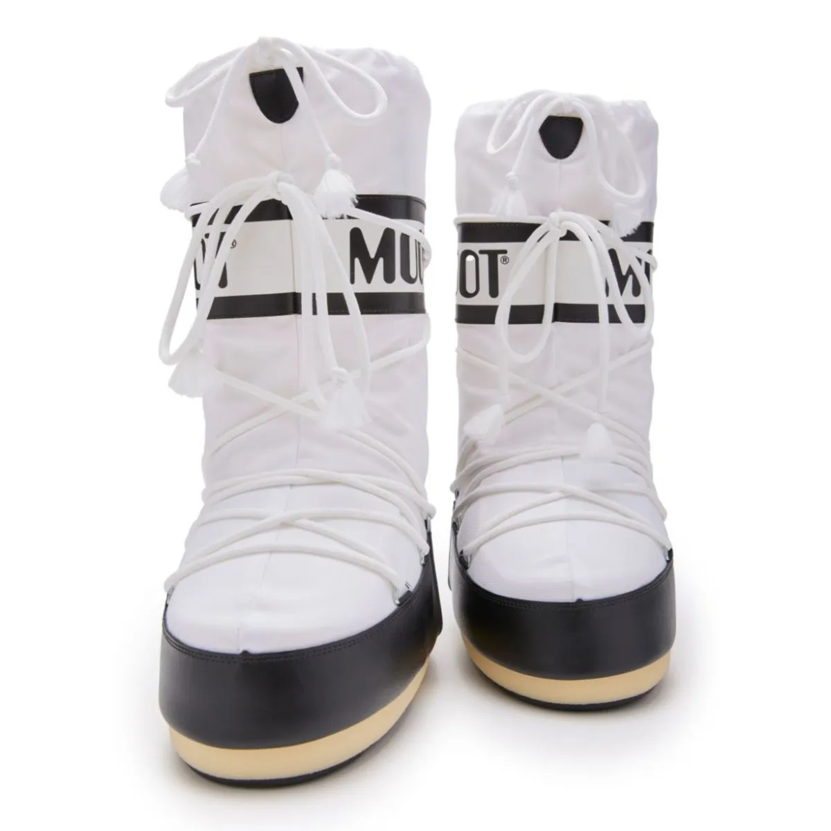 Moon Boot Damen Icon Schwarz/Weiß Nylon