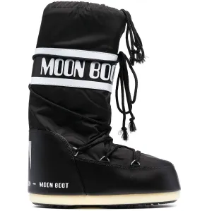 Moon Boot Damen Icon Original Schwarz Nylon