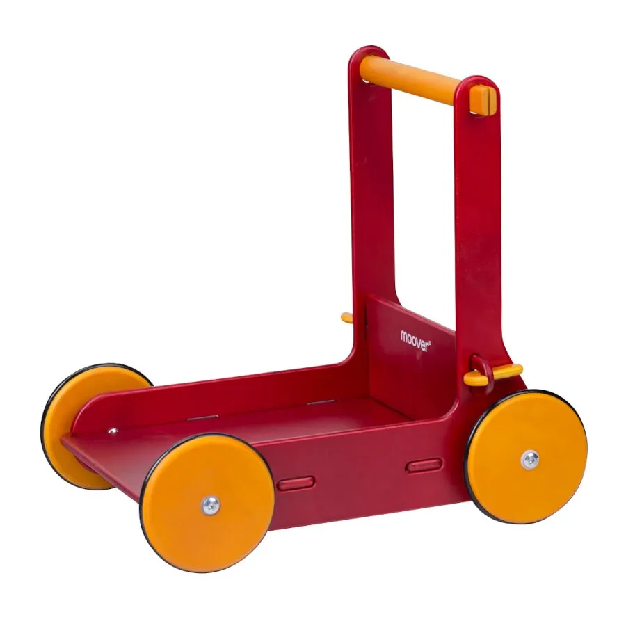 Moover - Holziger Babywalker - Rot