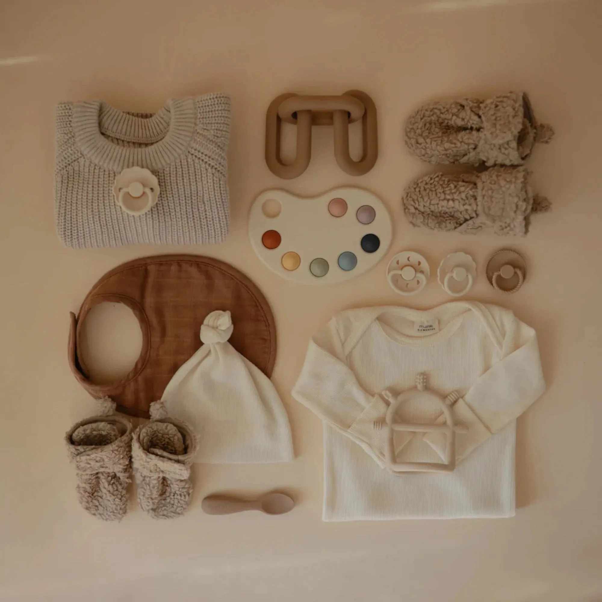 MUSHIE Gemütliche Baby-Stiefel - Haferflocken